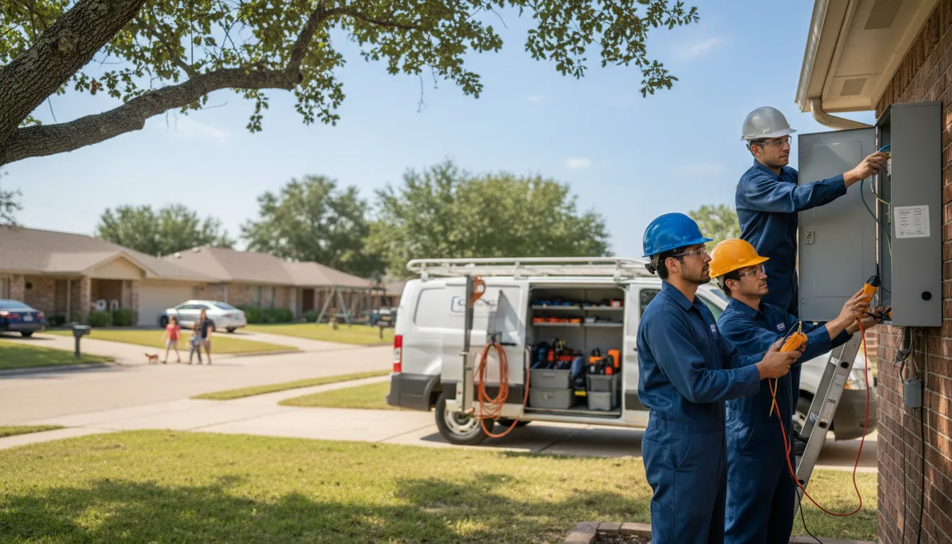 Certified electrician providing emergency electrical services in Carthage, TX